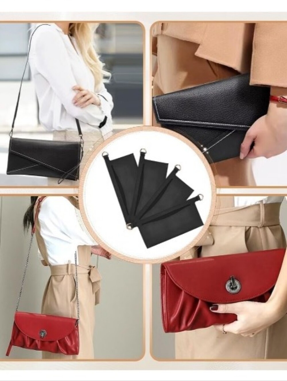 Wallet Cross-body & Shoulder Bag Conversion Insert - Chain NOT Included - Picture 5 of 5